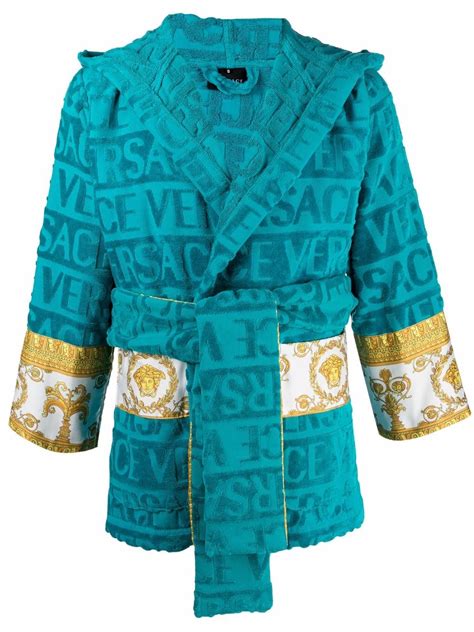 versace blue robe|versace robe cheap.